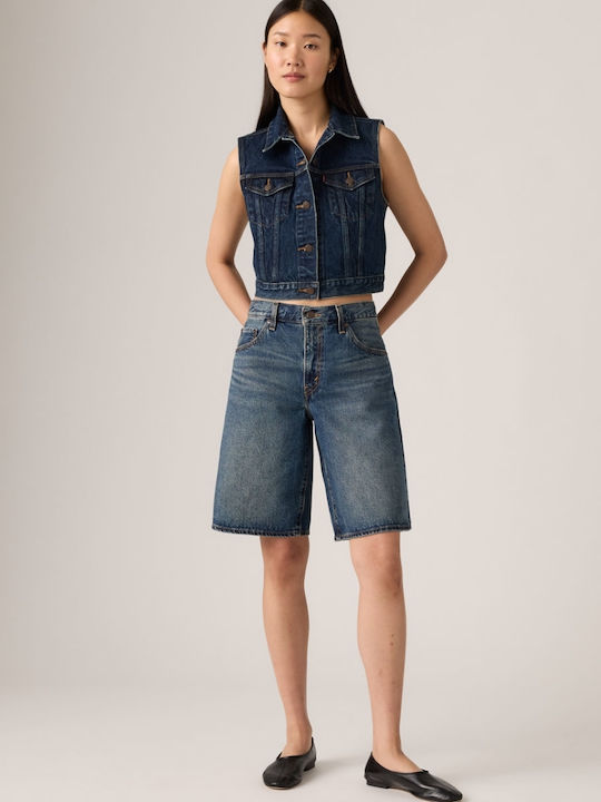 Women's Jean Bermuda Blue