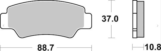 Brembo Μεταλλικά Τακάκια 07ks09sd 1 Σετ 1 Δαγκάνα