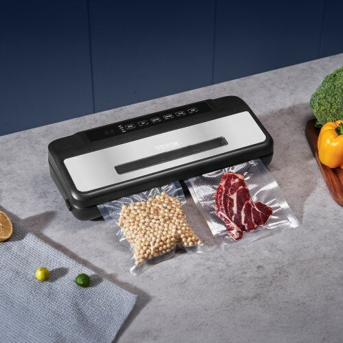 Vevor 7-в-1 Вакуумна Машина За Запечатване Компактна Автоматична За Храни 120w Торбички и Ролка