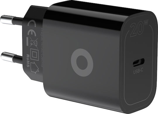 Mobile Origin Φορτιστής Χωρίς Καλώδιο με Θύρα USB-C 20W Power Delivery Μαύρος (FRL-PD20W-MO11-BLK)
