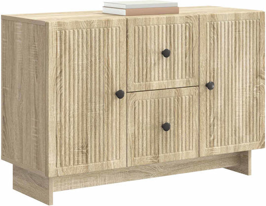 Holz Sideboard mit Schubladen Sonoma Eiche 89x34,5x60cm