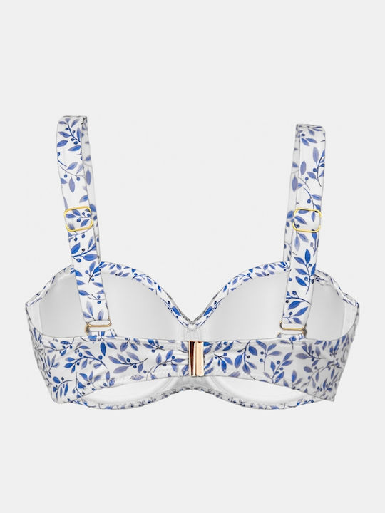 Trägerloses Bikinioberteil D-Cup Mediteraneo