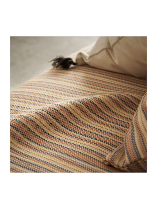 Gofis Home Nymeria Armchair Throw Jacquard 180x180cm Orange
