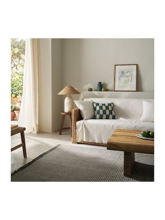 Gofis Home Calyra Ριχτάρι Πολυθρόνας Ζακάρ 180x175εκ. Natural Beige