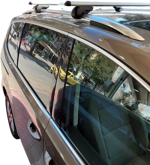 Menabo Dachträger Set Aluminium Volkswagen Sharan 2010-2015 2 Stück
