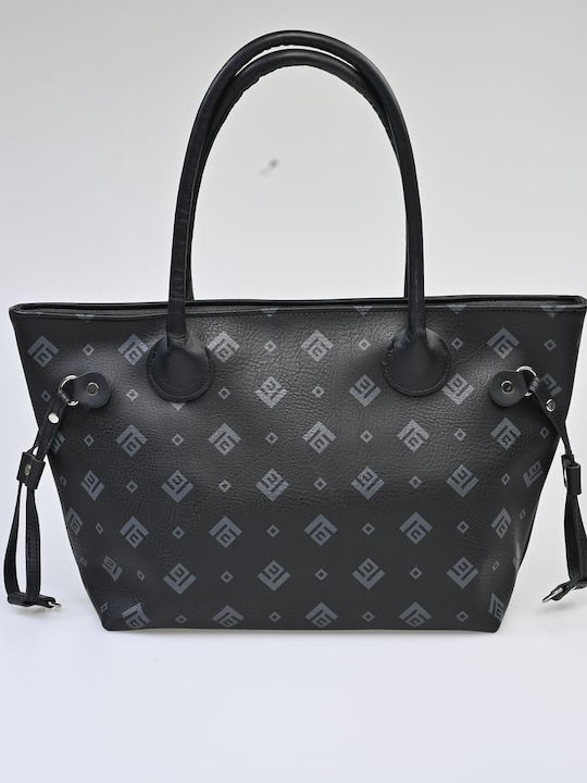 Annette Women's Shopper Bag Made of Artificial Leather Black