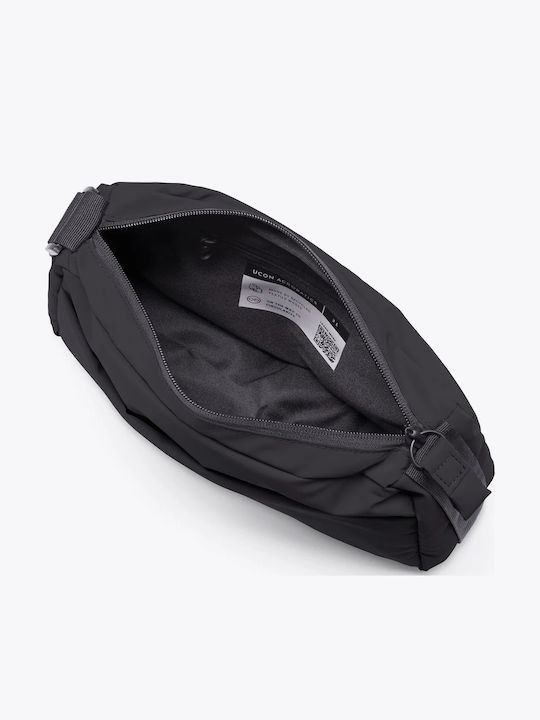 Fabric Women's Shoulder Bag Black