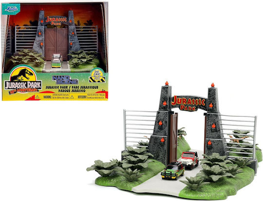 Jada Jurassic Park Nano Scene 2 Metallic Vehicles