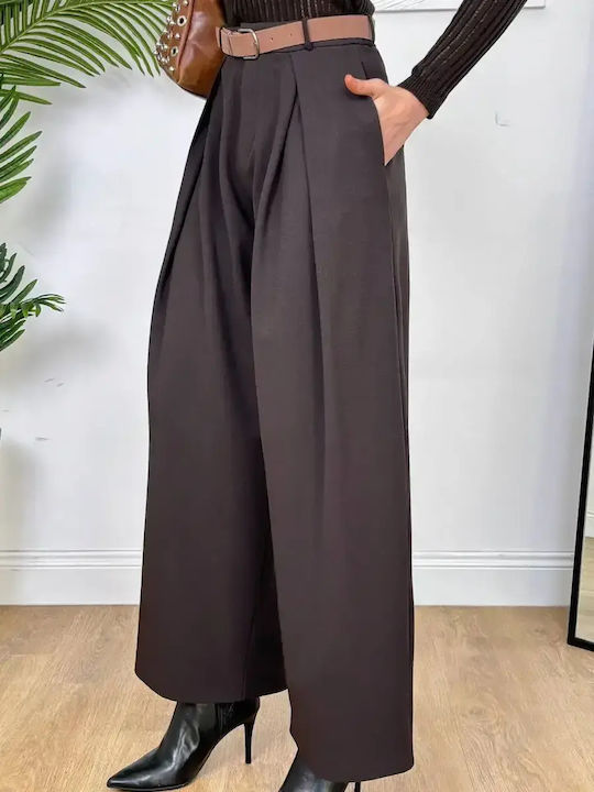 Misscik Γυναικεία Υφασμάτινη Παντελόνα Slim Fit Σκούρο Καφέ (espresso) Misscik Γυναικεία Υφασμάτινη Παντελόνα Slim Fit Σκούρο Καφέ (espresso)