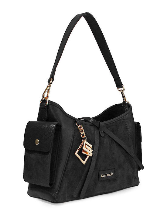 Leather Women's Crossbody Bag Black