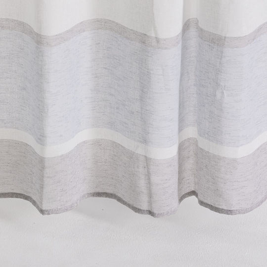 Κουρτίνα με Τρουκς Curtain Gray 140x260εκ.