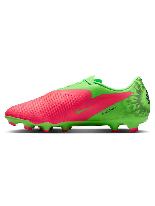 Nike Phantom 6 Low Academy Erling Haaland Футболни Обувки с Бутони Хот Пънч / Зелен Страйк / Черен