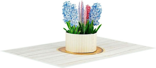 Kiriori Pop 3d Greeting Card Hyacinth