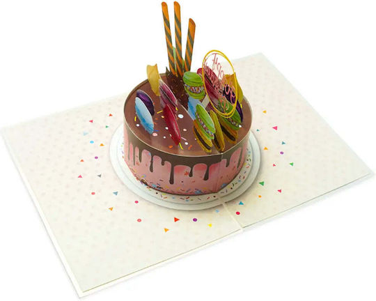 Pop-up "macaron Cake" Cake Card Kiriori 10730