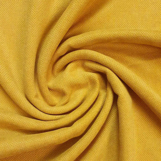 Vorhang mit Bleistiftfalten Senf 150x270cm