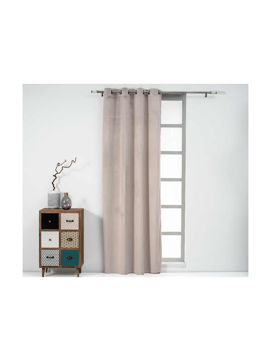 Curtain With Ecru Grommets 140x260cm