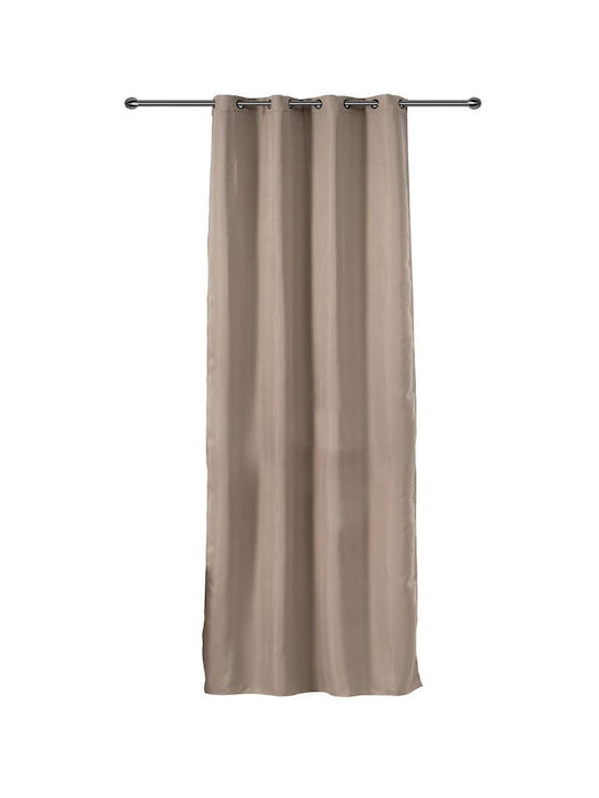 Verdunkelungsvorhang mit Grommets Beige 140x260cm