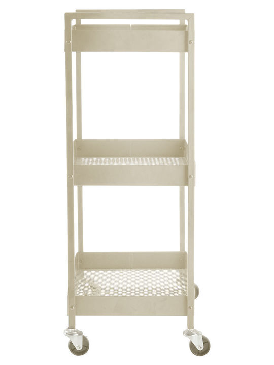 Estia Modus Troller De Bucătărie Metalic Cu 4 Rafturi Bej 43.5x30.5x79.5cm