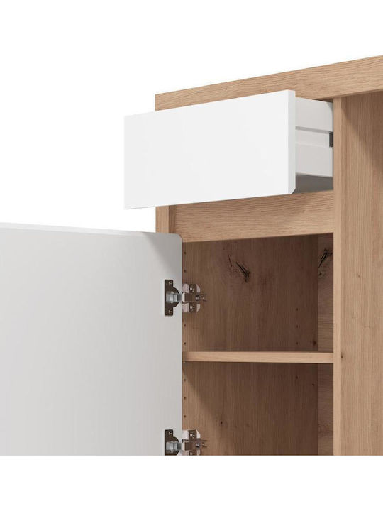 Wooden Desk White 98x45x74cm