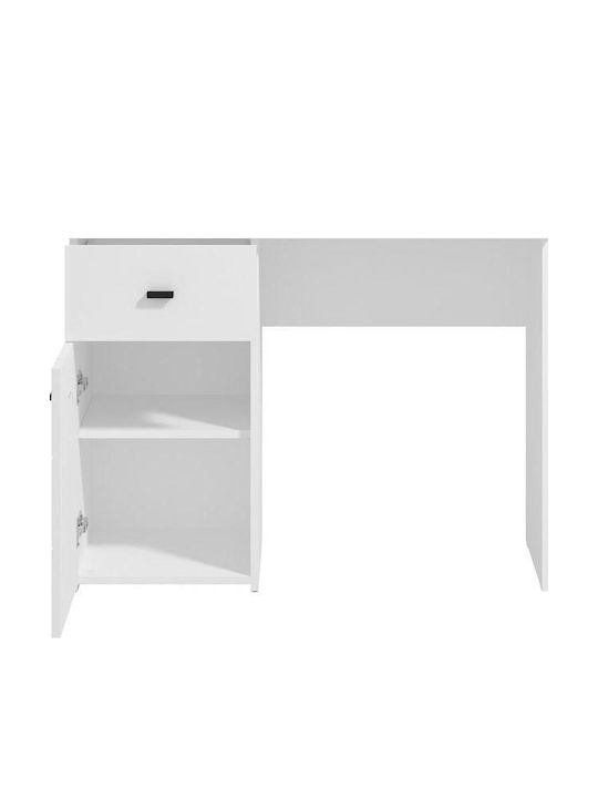 Wooden Desk White 98x45x74cm