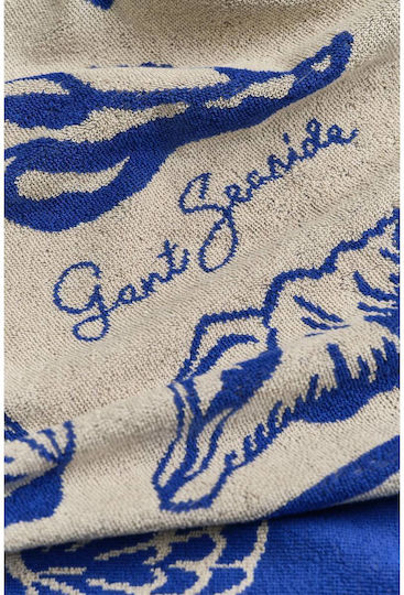Gant Beach Towel Cotton Brown 100x180cm