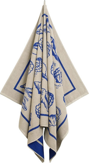 Gant Beach Towel Cotton Brown 100x180cm