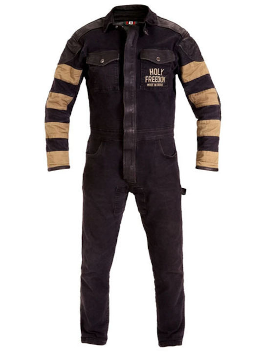 Holy Freedom Ολόσωμη Φόρμα Tutonero Overall Black White