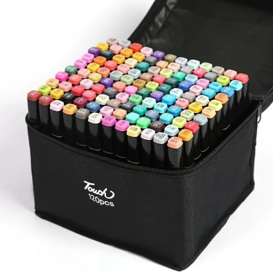Touch Drawing Markers Double Tip Set 120pcs