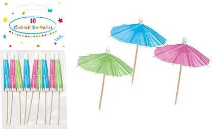 Procos Regenschirme für Party 10Stück