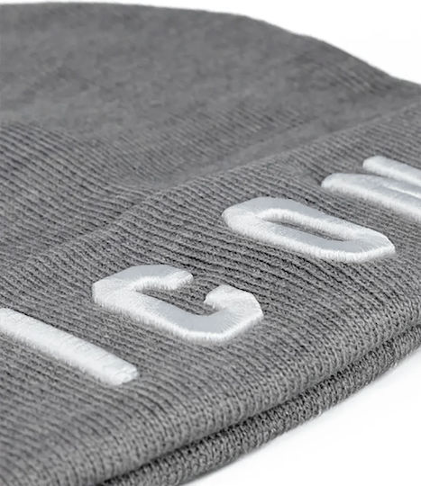 Beanie Unisex Strickmütze in Grau Farbe