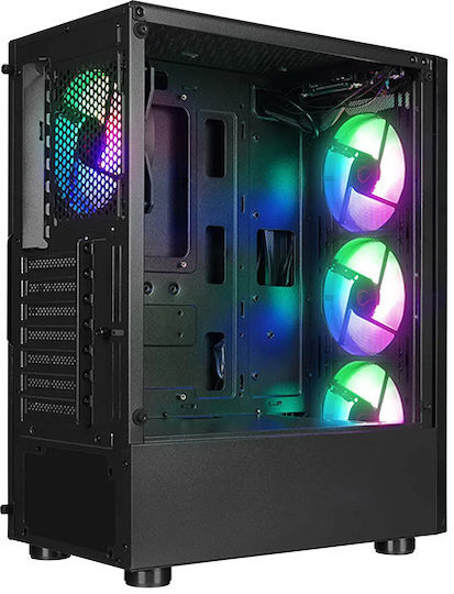 Rampage Midi Tower Computer Case Black