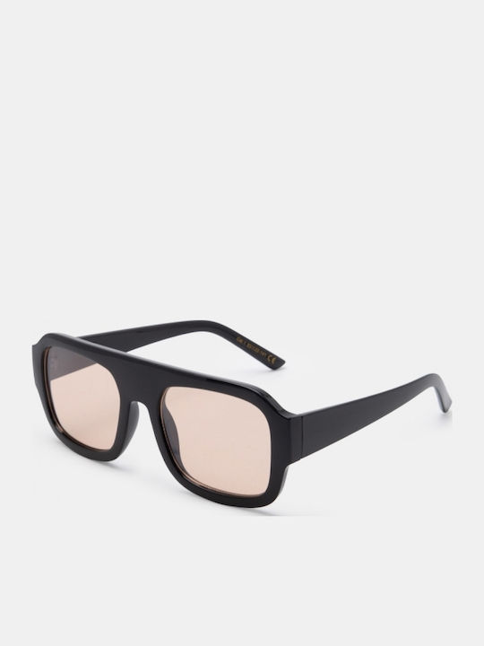 Luigi Black Sunglasses With Frame