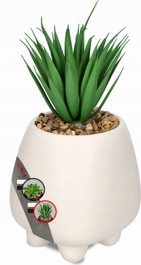 Artificial Potted Plant White Kadax