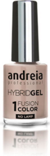 Andreia Professional Hybrid Gel Glossy Nail Polish Long Lasting Beige H11 10.5ml
