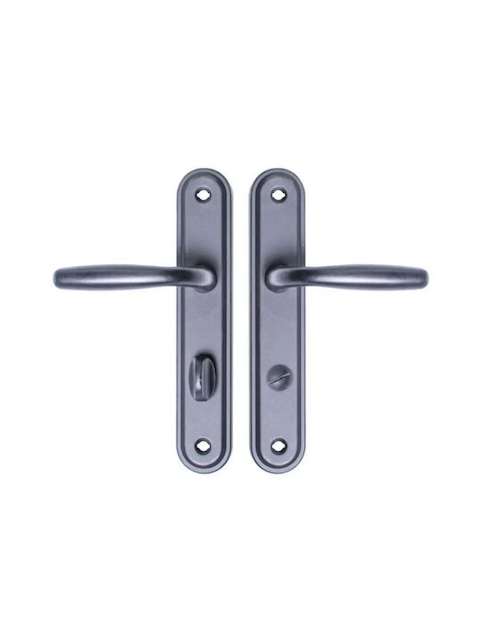 Yale WC Lever Silver