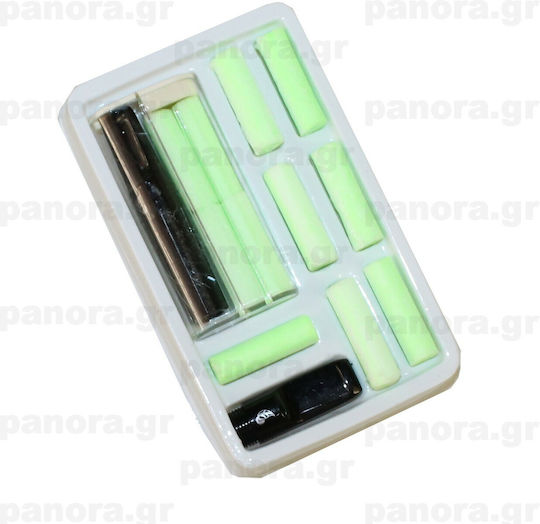 Του Παππού Πίπες Τσιγάρων Extra Slim 5.7mm Πράσινο 12τμχ