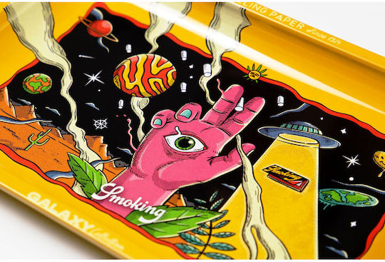 Smoking Rolling Tray Δίσκος Small Earth 28x18cm