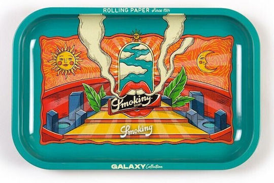 Smoking Rolling Tray 18cm Μπλε