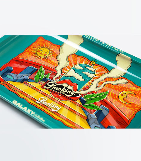 Smoking Rolling Tray 18cm Μπλε