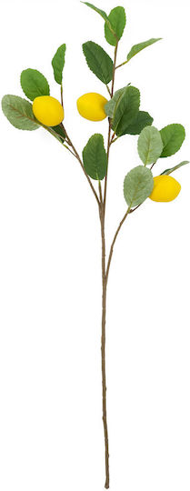 Artificial Decorative Yellow Lemon Tree Branch Artekko