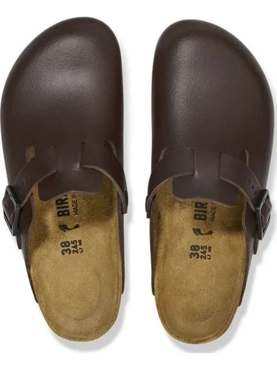 Leder Herren Hausschuhe Braun