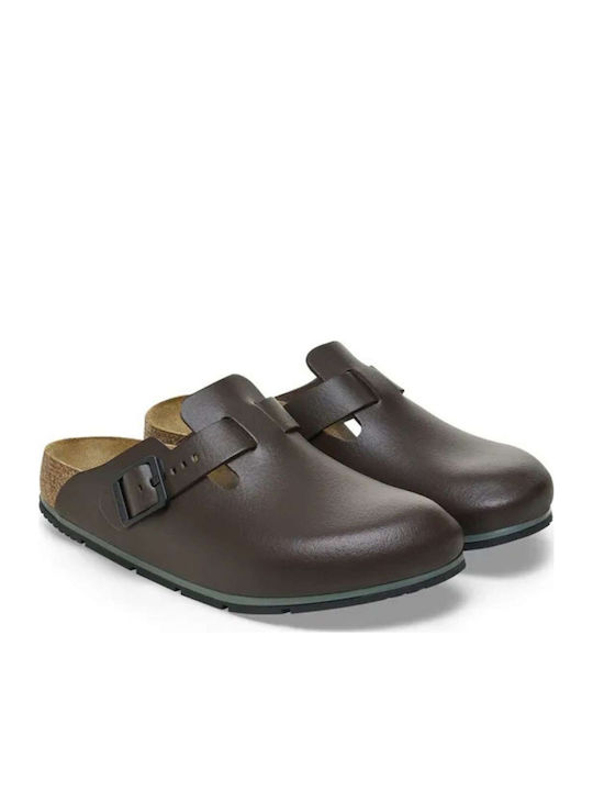 Leder Herren Hausschuhe Braun