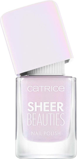 Catrice Cosmetics Sheer Beauties Sheer Βερνίκι Νυχιών 100 Lavender Whispers 10.5ml
