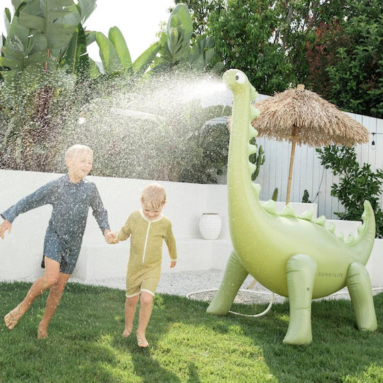 Sunnylife Inflatable Pool Toy Dino Giant Sprinkler Into Wild Khaki 26180175