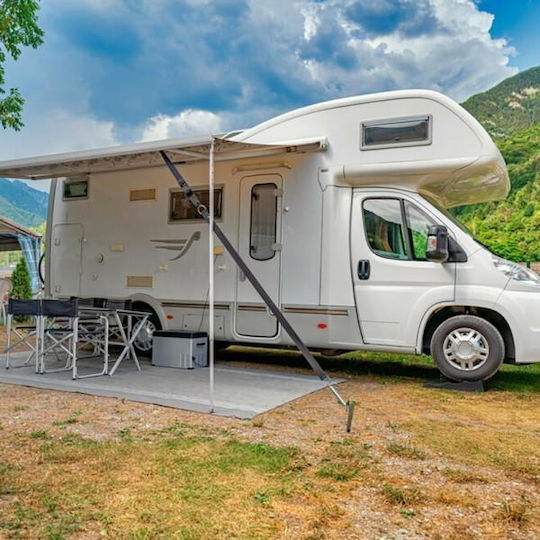 Lampa Σετ Στήριξης Πρόσδεσης Τέντας Universal Πασσάλους Ελατήριο Ιμάντες Τέντες Βεράντες Έως 7,5 M 1 Σετ L2017.4