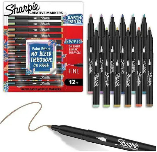 Sharpie Acrylic Marker Assorted Colours