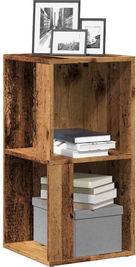 Eckschrank Altholz Holz Ingenieurholz Braun 33 x 33 x 67 cm