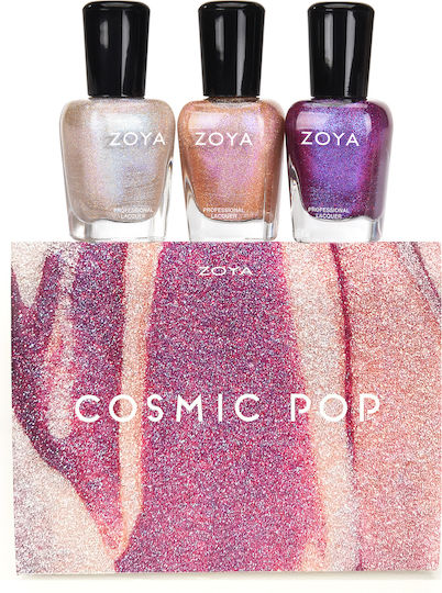 Zoya Holographic Βερνίκι Νυχιών Μακράς Διαρκείας Quick Dry Μωβ 15ml