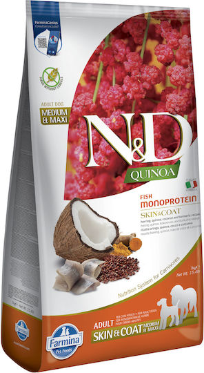 Farmina Quinoa 7kg Dry Dog Food Light Grain-Free With Herring and Meat