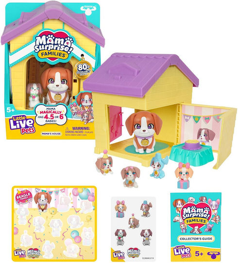 Giochi Preziosi Miniature Toy Mama Surprise Little Live Pets SPANIEL FAMILY